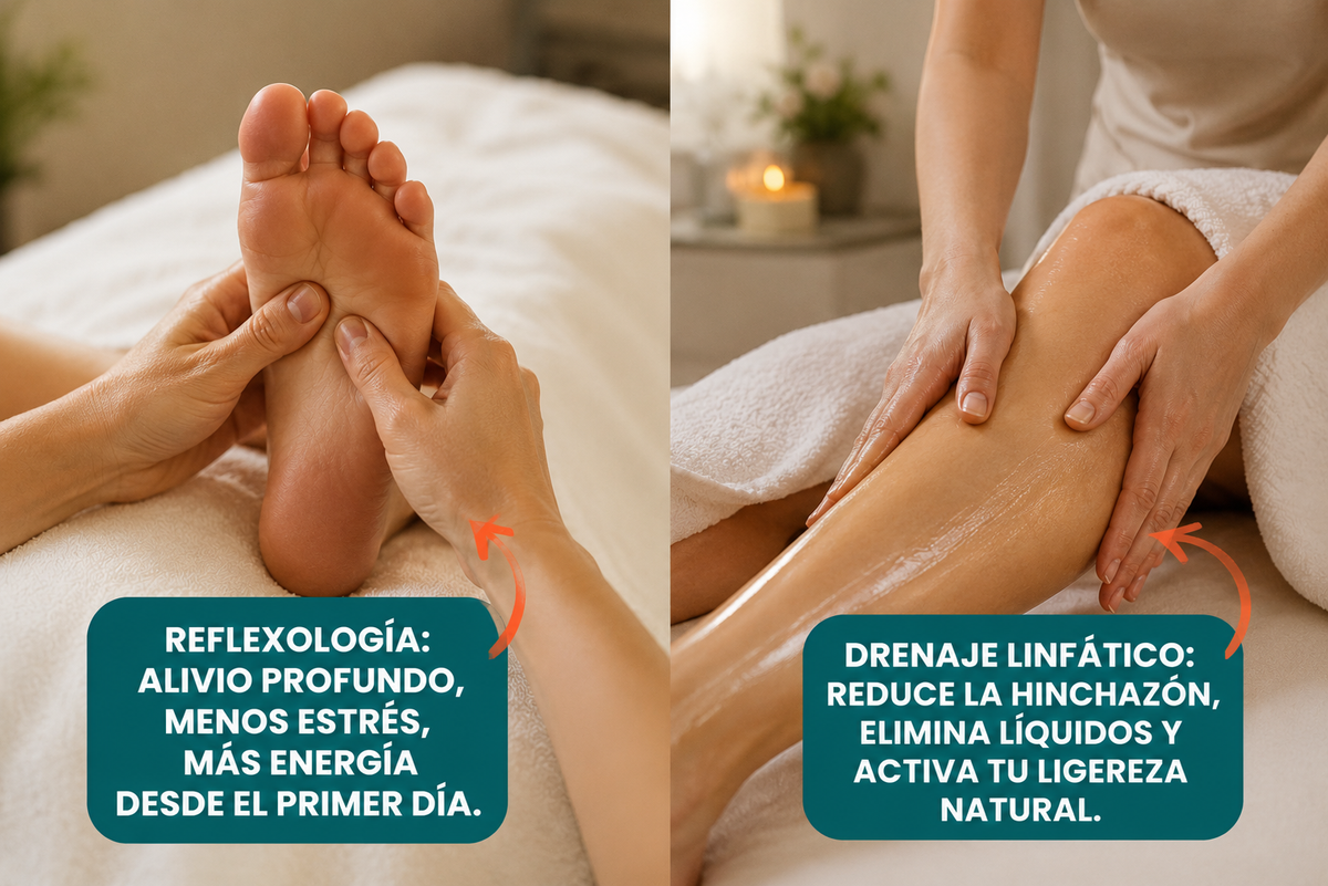 Convertite en especialista en Reflexología y Drenaje Linfático profesional