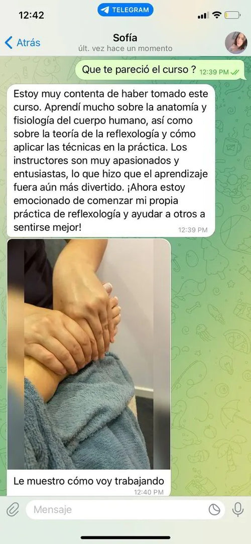 Testimonio de alumna