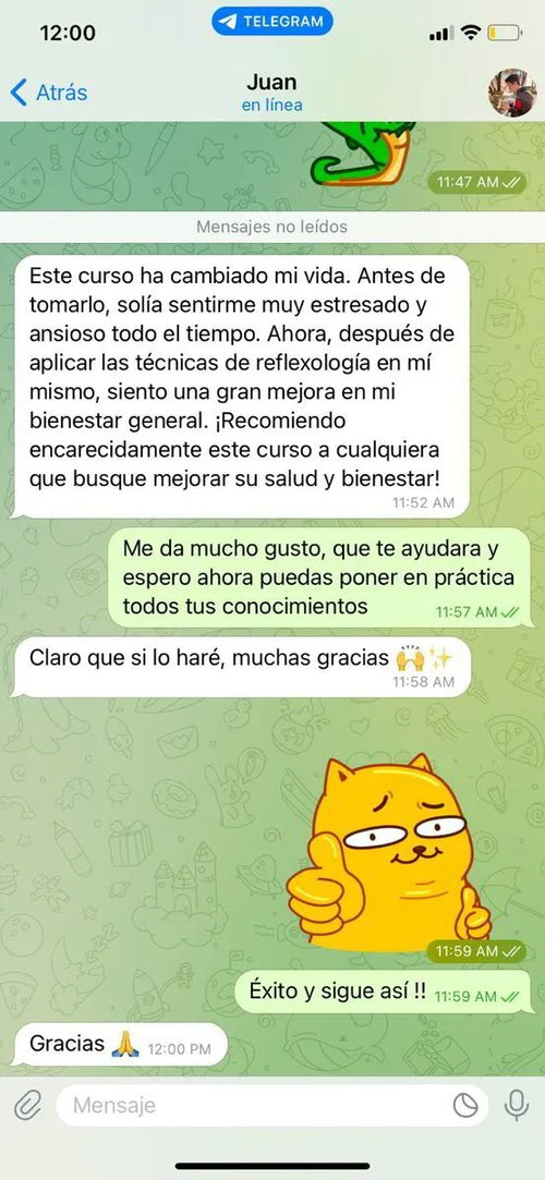 Testimonio de alumna