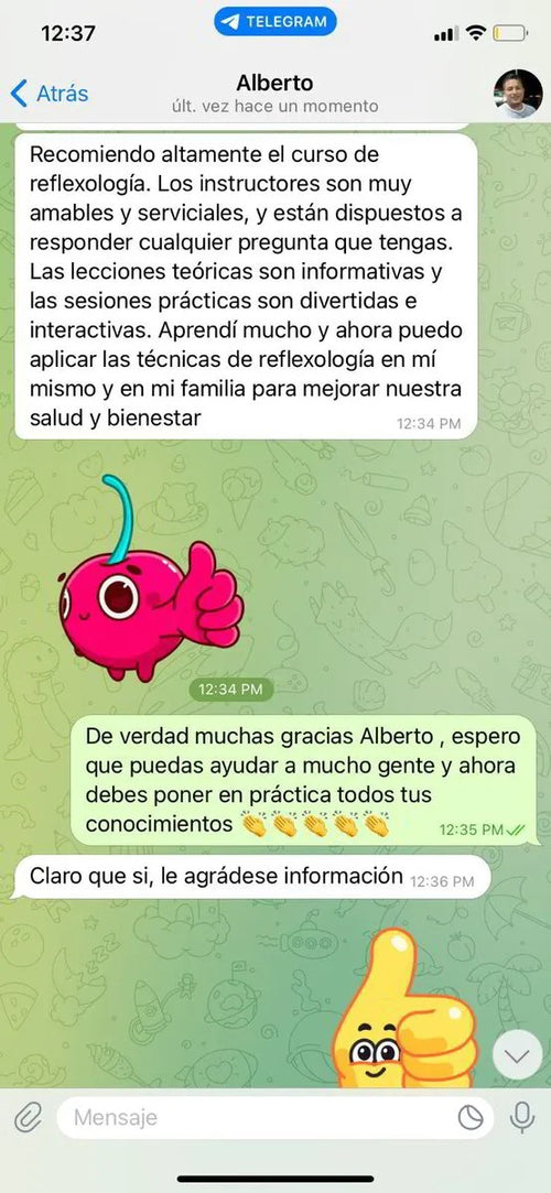 Testimonio de alumna