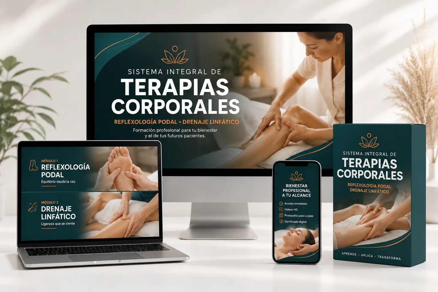 Sistema Integral de Terapias Corporales + Certificado